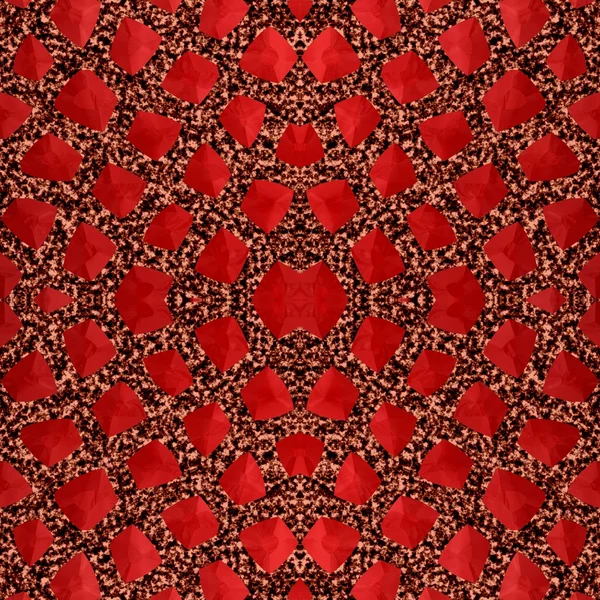 Abstrato granada vermelho pedra mosaico ou fundo feito sem costura — Fotografia de Stock