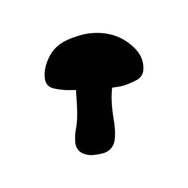 İzole edilmiş basit el çizilmiş siyah çiçek elemanları. Vektör çizimi. Yazdır.