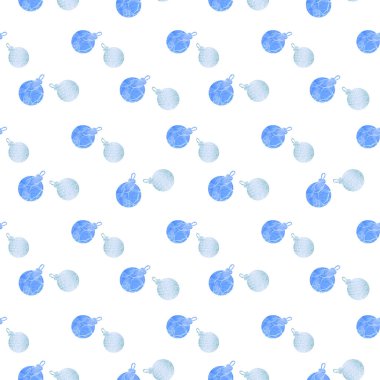 Beyaz arkaplanda izole edilmiş yeni yıl unsurları deseni 