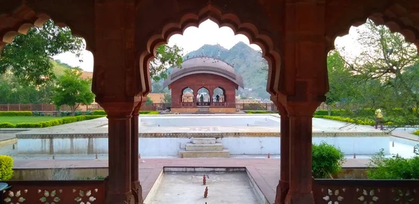 Amer Fort Forte Localizado Amer Rajastão Índia Amer Uma Cidade — Fotografia de Stock