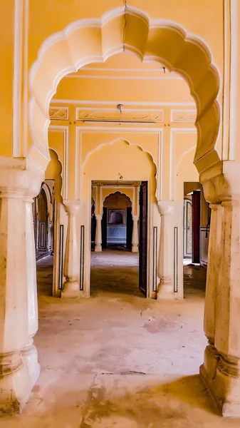 Amer Fort Een Fort Amer Rajasthan India Amer Een Stad — Stockfoto