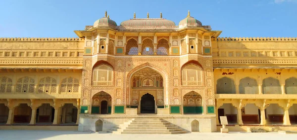 Amer Fort Een Fort Amer Rajasthan India Amer Een Stad — Stockfoto