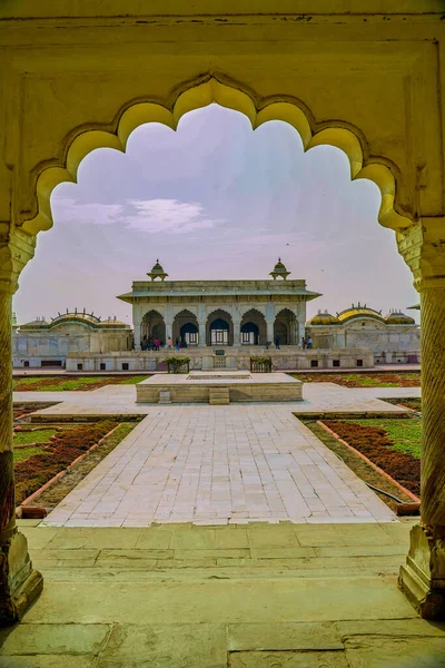 Agra อมปราการประว ศาสตร ในเม Agra Uttar Pradesh นเด — ภาพถ่ายสต็อก