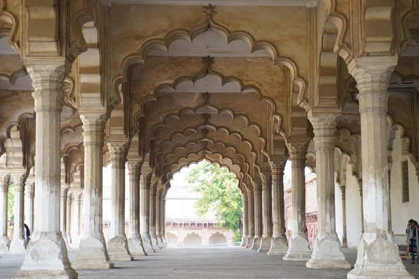 아그라 Agra Fort 인도의 우타르프라데시에 역사적 요새이다 — 스톡 사진