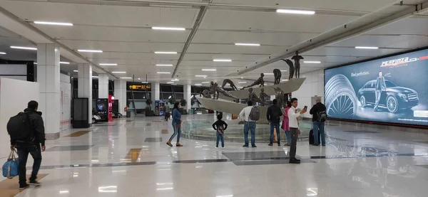 Aeropuerto Internacional Indira Gandhi Aeropuerto Situado Ciudad Delhi — Foto de Stock