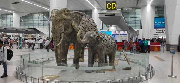 Aeropuerto Internacional Indira Gandhi Aeropuerto Situado Ciudad Delhi —  Fotos de Stock