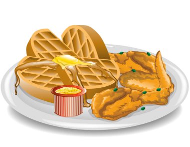 Chicken And Waffles Free Vector Eps Cdr Ai Svg Vector Illustration Graphic Art Chicken And Waffles Free Vector Eps Cdr Ai Svg Vector Illustration Graphic Art