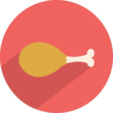 Düz beyaz arkaplanı olan bir çemberdeki bagetin düz görüntüsü