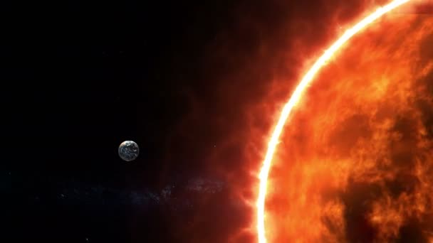 Soleil et Terre dans l'espace 