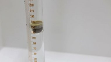Araştırmacı sıvı laboratuvar test tüpleri