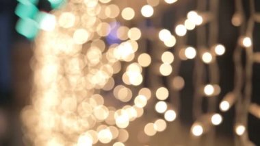 güzel sarı bokeh kutlama ışık