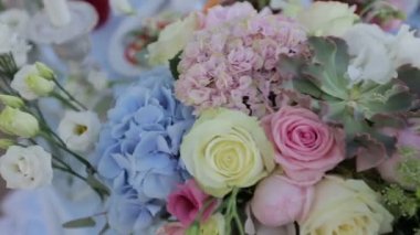 Tablo damat ve Gelin çiçek düğün