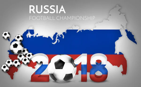 Stadions 2018 Rusland Voetbal Render — Stockfoto