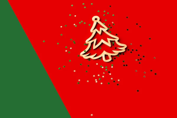 Ahşap Noel ağacı dekoru