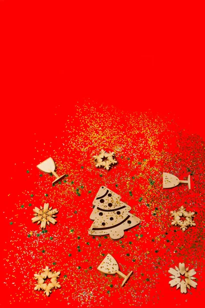 Ahşap Noel ağacı dekoru