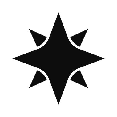 Kutup yıldızı vektör simgesi - Web sitenizin tasarımı, logosu, uygulaması, UI için EPS10 sembolü