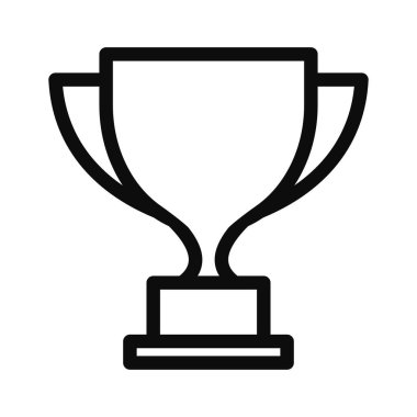 İçinde vektör simgesi olan bardak - bir kupanın yüksek kalite sanat illüstrasyonu 