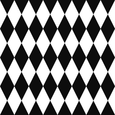 Beyaz vektörsüz desenli soyut arkaplanda siyah üçgenler. Modern grafik tasarımı. Siyah beyaz elmas duvar kağıdı arka planı. Dijital kağıt, tekstil baskısı, web tasarımı. 