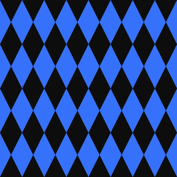 Zwarte Driehoeken Blauwe Vector Naadloze Patroon Abstracte Achtergrond Modern Grafisch — Stockvector