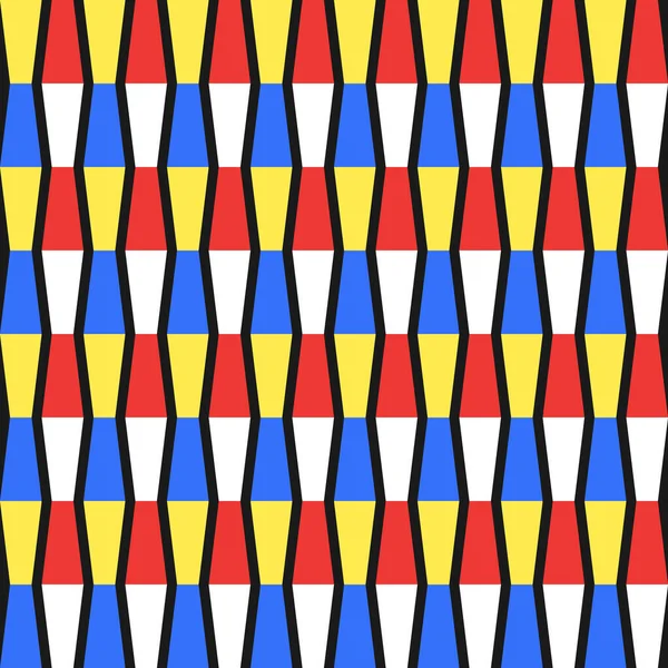 Modello Astratto Del Vettore Sfondo Senza Soluzione Continuità Colorato Zig — Vettoriale Stock