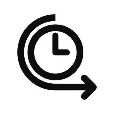 Future concept icon vector flat illustration symbol isolated on white background