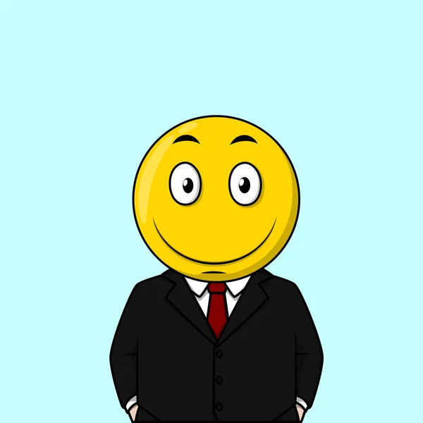 Very happy business man — Stock Vector