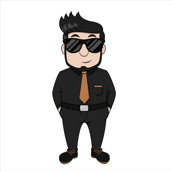 Cool homme d'affaires — Image vectorielle