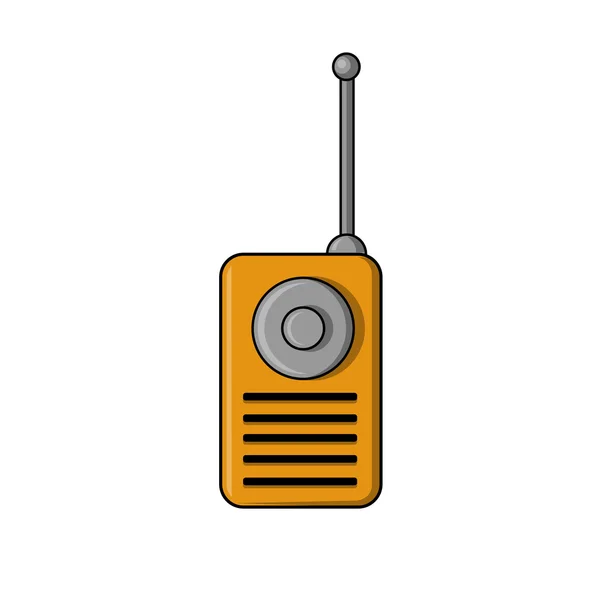 Vieille radio — Image vectorielle