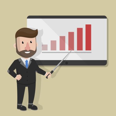 Çalışan sunu şirket bar