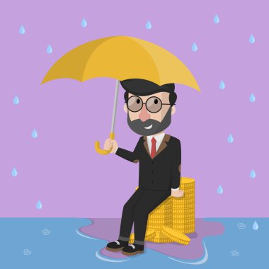 İş adam para yağmuru problemi