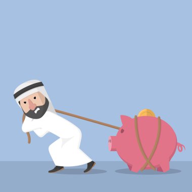 Arapça busines çekerek kumbara dostum