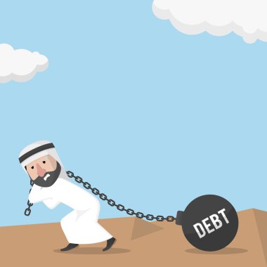 işadamı arap borç topu çekerek