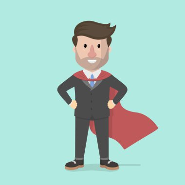 İşadamı süper poz