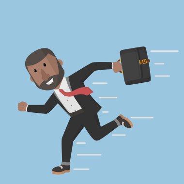 Ofise çalıştıran iş adamı