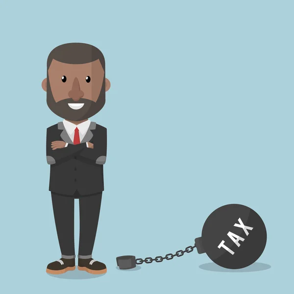 Επιχειρηματίας απαλλαγμένα από το φόρο — Διανυσματικό Αρχείο