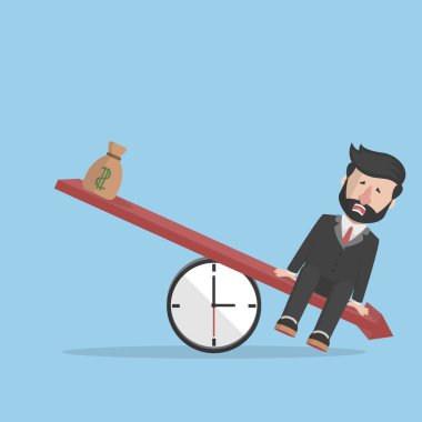 daha az para işadamı hüzünlü dengeli
