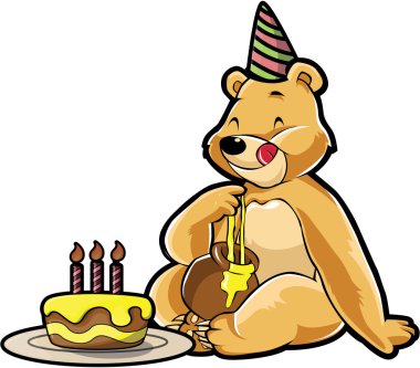 ayı doğum günü partisi kostüm kullanma 