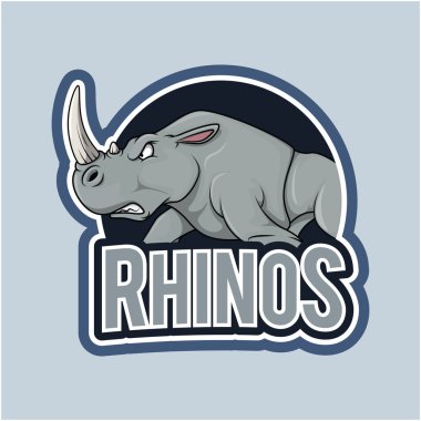 Gergedan illüstrasyon tasarımı