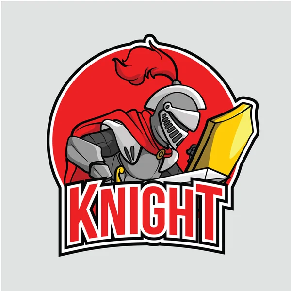 Knight illustration design — Stock vektor