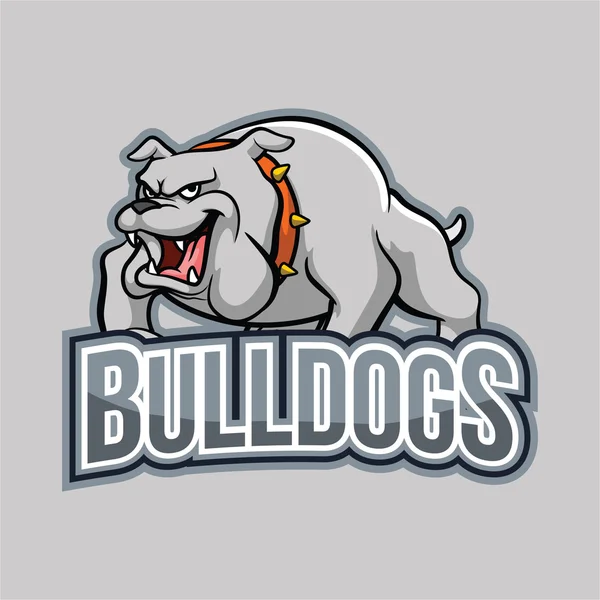 Illustration bulldogs design — Image vectorielle