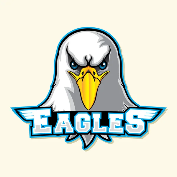 Eagle logo symbool kleurrijke — Stockvector