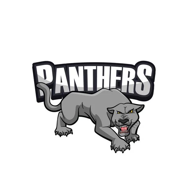 Panthers illustration symbol design — Stock vektor