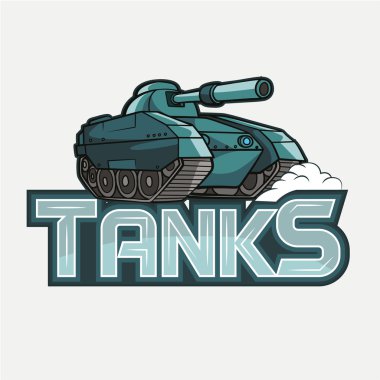 Tanklar illüstrasyon tasarımı renkli afiş