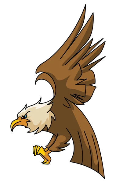 Ilustração dos desenhos animados da águia —  Vetores de Stock