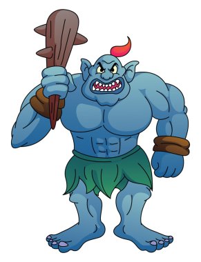 The Troll On Isolated White clipart