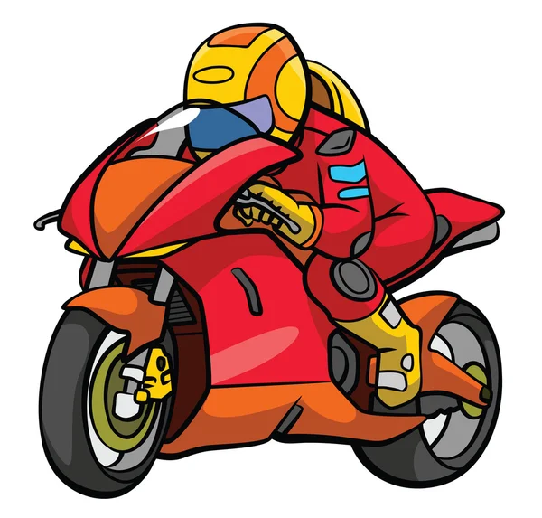 Motocicleta — Vector de stock