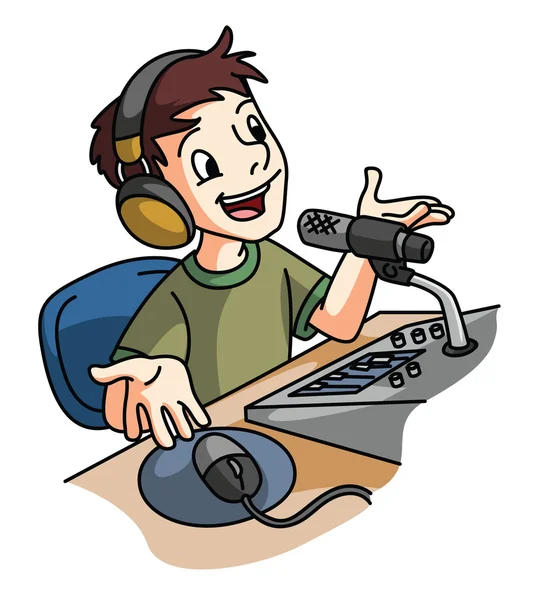 Radiodifusión — Vector de stock