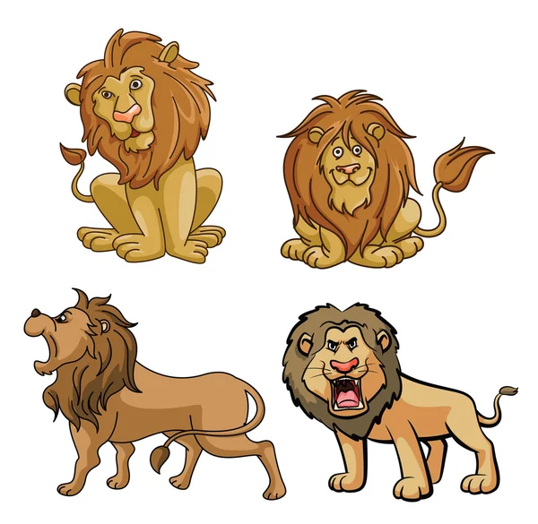 Lion Animal — Stock Vector