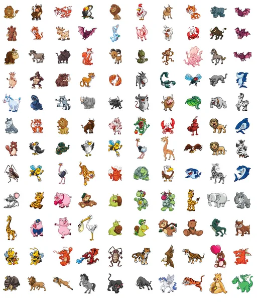 Hayvanlar büyük mega pack ayarla