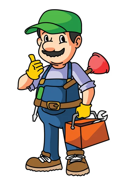 Plumber — Stock Vector